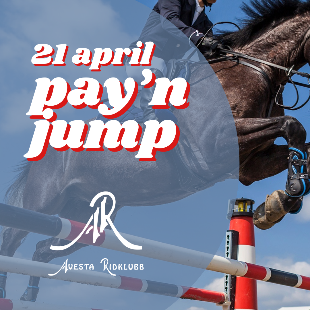 Pay’n jump 214 pay and jump 21 april på Avesta ridklubb
